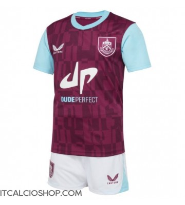 Burnley Prima Maglia Bambino 2024-25 Manica Corta (+ Pantaloni corti)